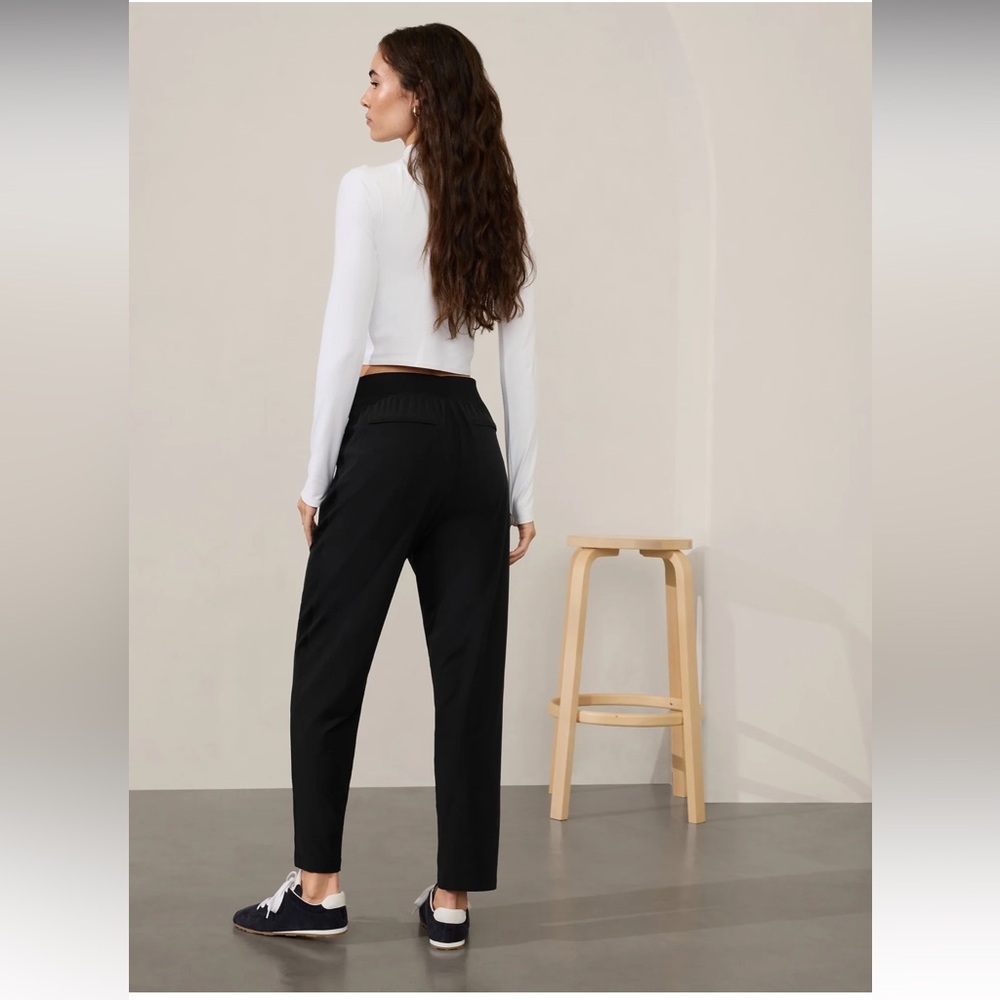 ATHLETA Brooklyn Lined Pant | Black 2 #467191 size 14 NWOT